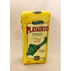 Playadito con palo yerba mate
