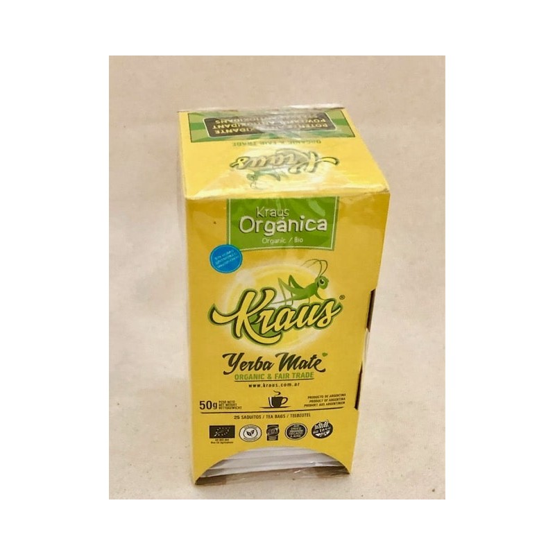 Kraus organica cocido tea bags yerba mate Kraus organica cocido tea bags yerba mate