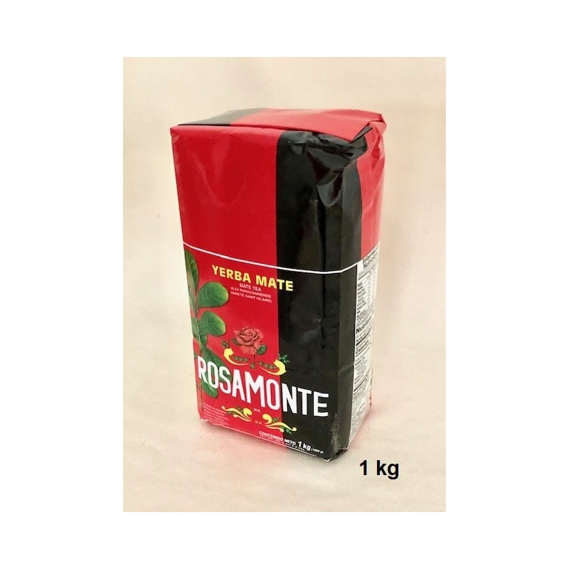 Rosamonte con palo yerba mate