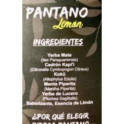 Indega Pantano Limon yerba mate