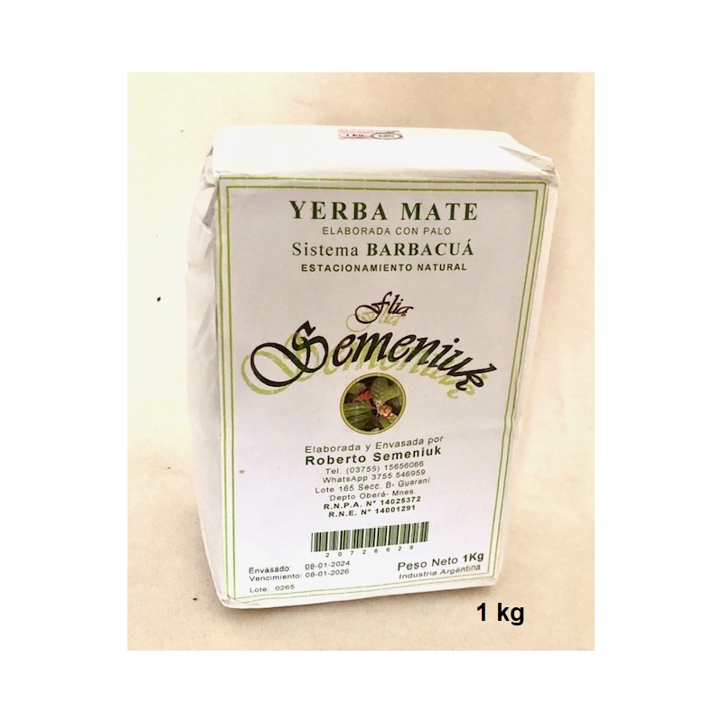 Semeniuk barbacua yerba mate