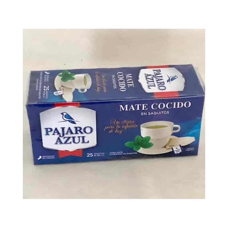 Pajaro Azul cocido tea bags yerba mate Pajaro Azul cocido tea bags yerba mate