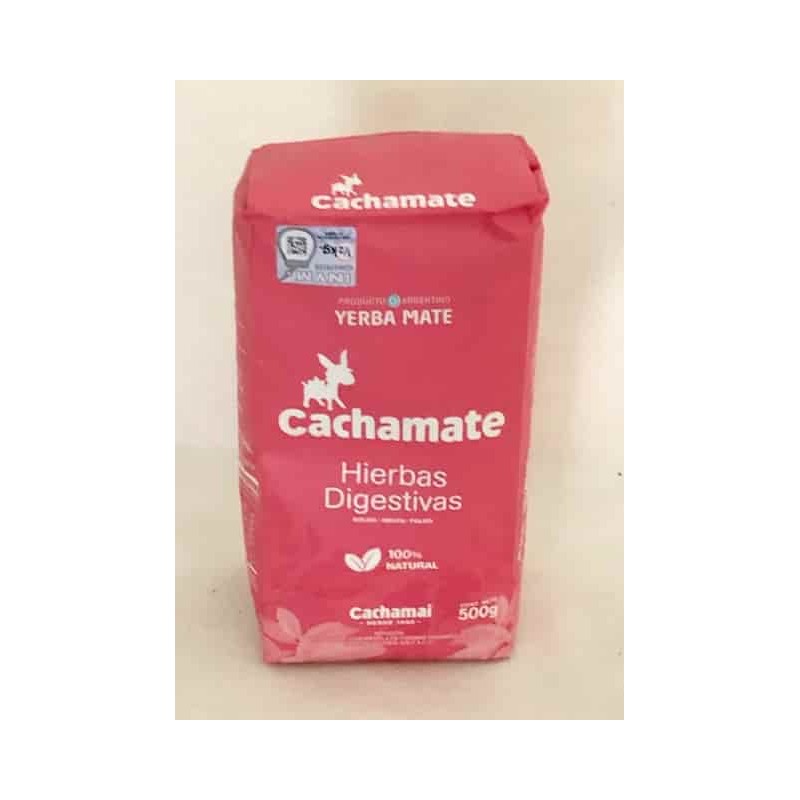 Cachamate hierbas digestivas (pink) Yerba Mate