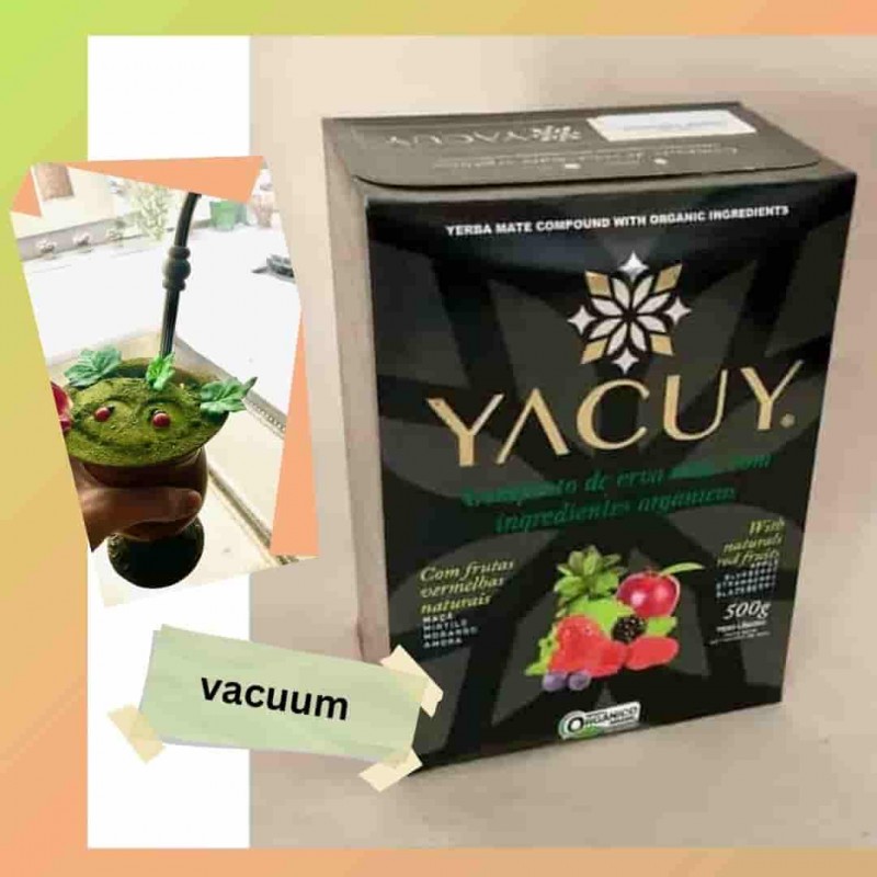 Yacuy Chimarrão organica red fruits vacuum Erva Mate Yacuy Chimarrão organica red fruits vacuum Erva Mate