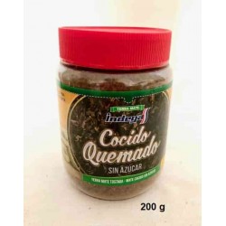 Indega cocido quemado tostada yerba mate