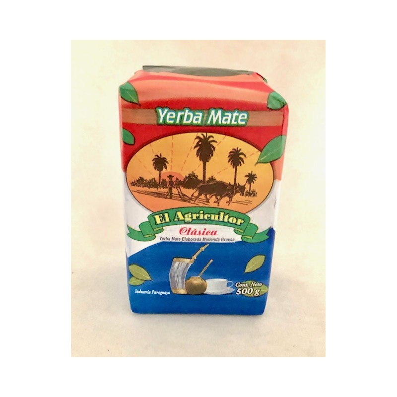 Oromate El Agricultor Clásica molienda gruesa yerba mate Oromate El Agricultor Clásica molienda gruesa yerba mate