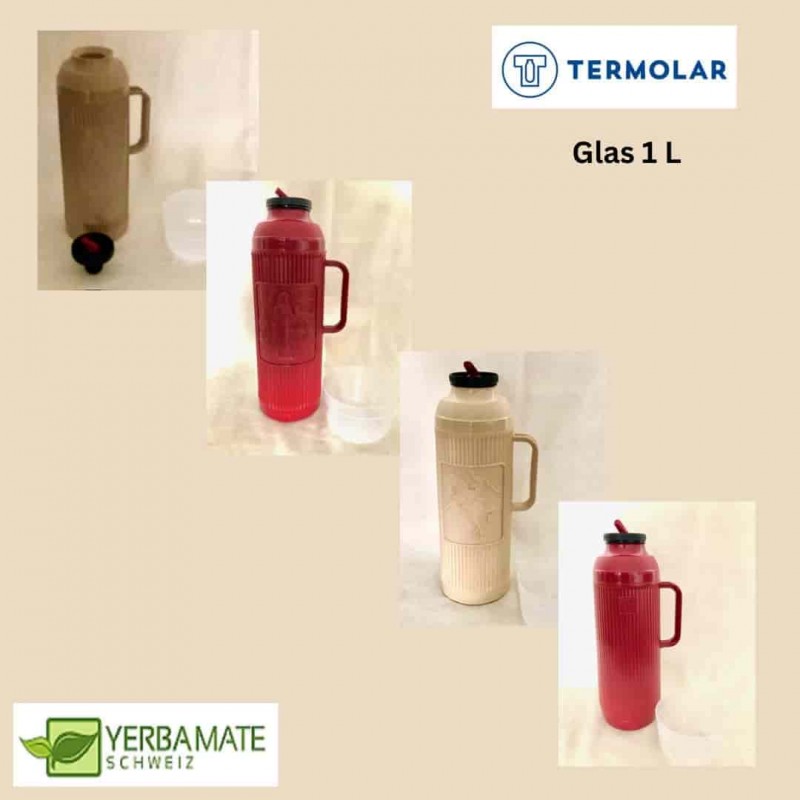 Termos vidrio 1L tapon pico TERMOLAR Termos vidrio 1L tapon pico TERMOLAR