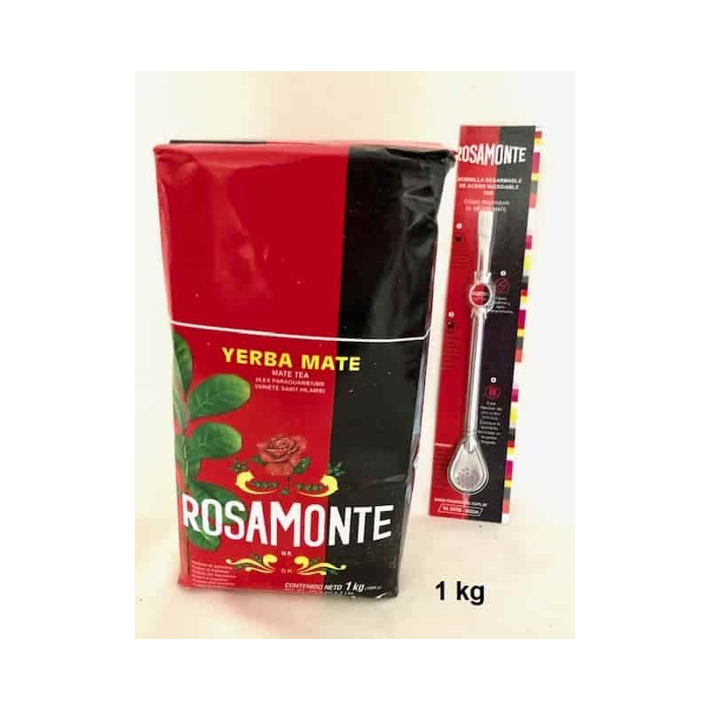 Set Rosamonte Yerba Mate & Bombilla Set Rosamonte Yerba Mate & Bombilla