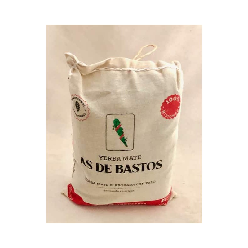 As de Bastos tradicional Yerba Mate im Leinensack