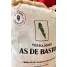 As de bastos en lienzo yerba mate in burlap