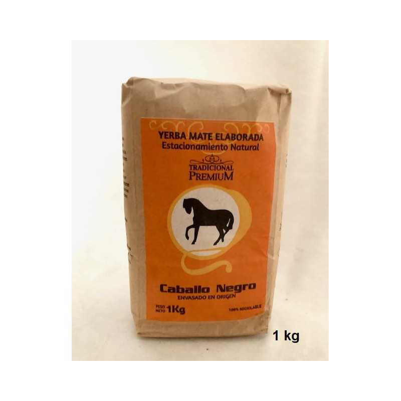 Caballo Negro Premium tradicional yerba mate