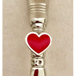 Bombillon of alpaca  with heart