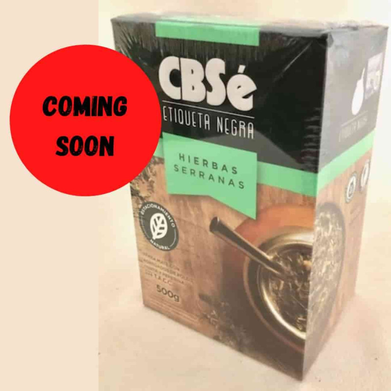 CBSé Hierbas Serranas Etiqueta Negra Yerba Mate