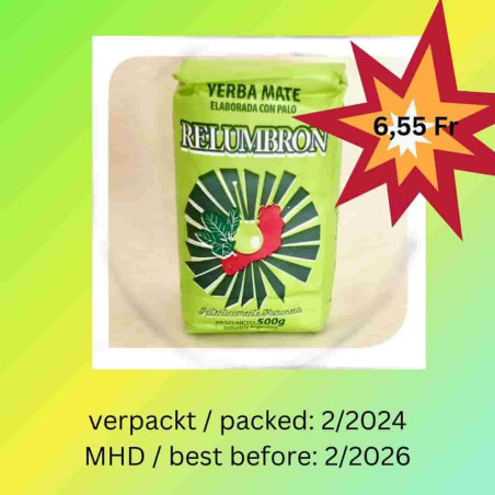 Relumbron con palo Yerba Mate