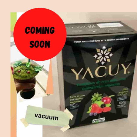 Yacuy Chimarrão organica rote Früchte vacuum Erva Mate