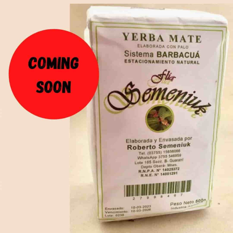 Semeniuk barbacua Yerba Mate