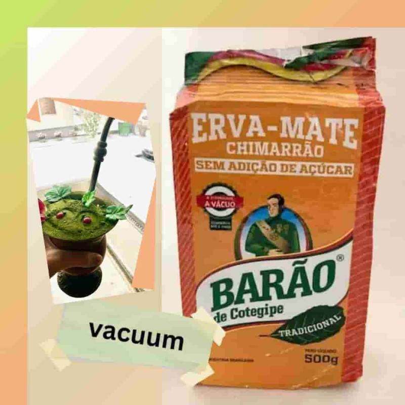 Barao tradicional chimarrão vacuum erva mate