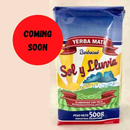 Sol y lluvia  barbacuá yerba mate 1 kg