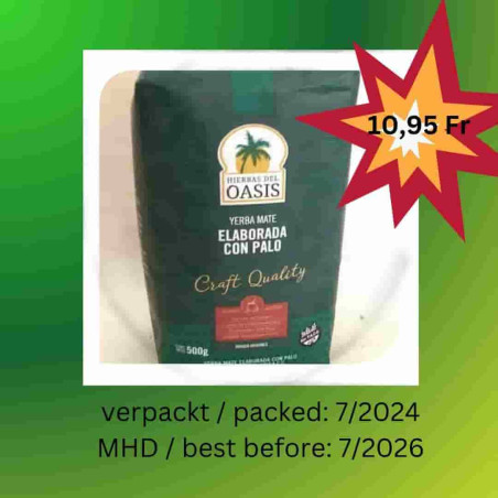 Hierbas del Oasis yerba mate premium craft quality