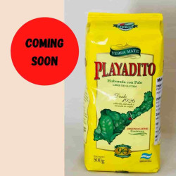 Playadito con palo yerba mate