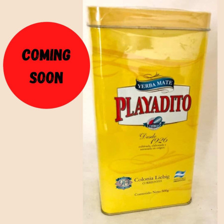 Playadito in tin case yerba mate