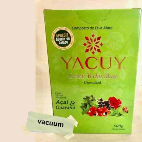 Yacuy Acai Guarana unsmocked yerba mate