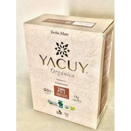 Yacuy organica PU1 super extra 1 kg yerba mate
