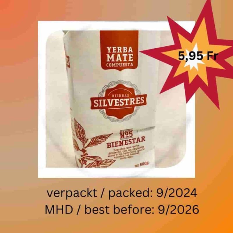Hierbas Silvestres Nr.5 Bienestar yerba mate