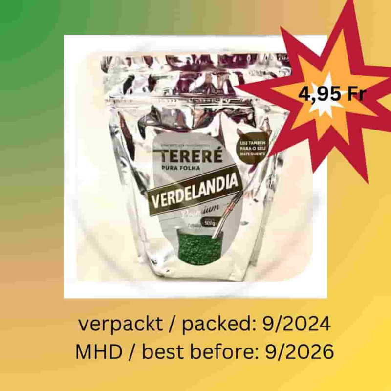 Verdelandia Pura Folha Tereré Premium Yerba Mate
