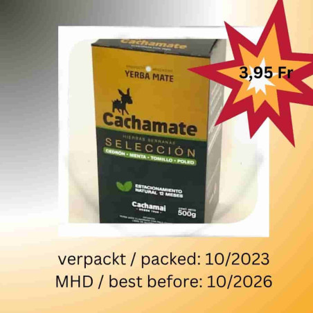 Cachamate seleccion hierbas serranas box Yerba Mate